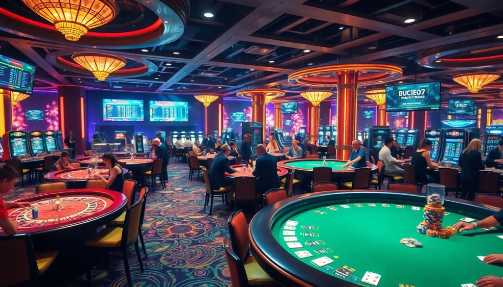 Experience the vibrant casino floor featuring live poker games and betting interfaces from socolive.video.