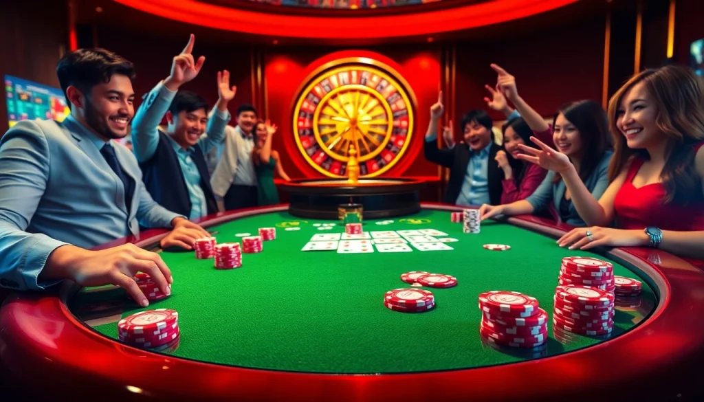 Experience the thrill of U888 gambling with lively poker action, colorful chips, and a vibrant casino atmosphere.
