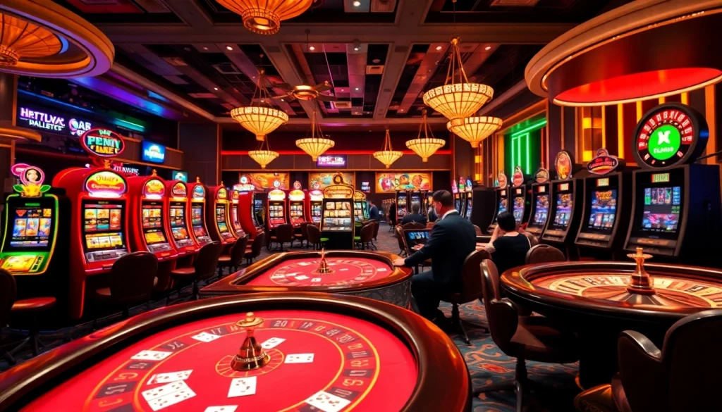 188V offers an immersive casino experience with high-stakes poker and vibrant slot machines, attracting players with thrilling action.