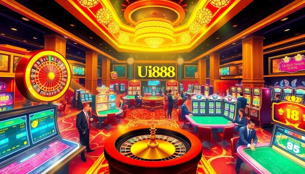 Experience the thrill of UU88 with players celebrating wins at popular casino games.