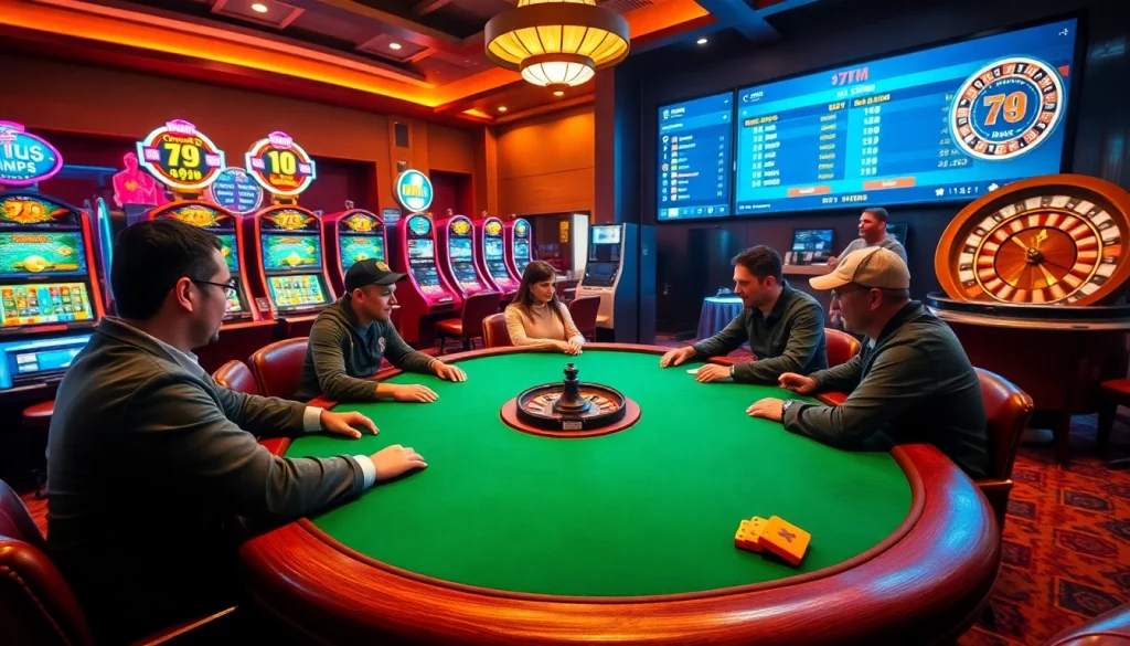 View the excitement of a poker game with tỷ số trực tuyến 7M displayed on the screen, showcasing the high-stakes atmosphere of online gambling.